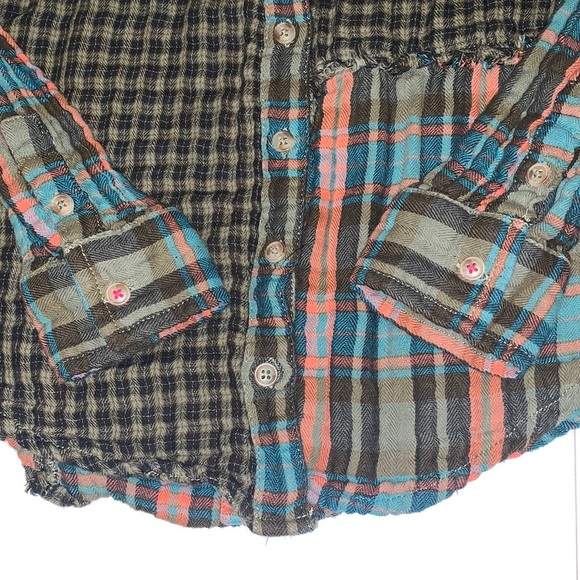 Anthropologie Pilcro Green Plaid Shirt - Women’s Size XS - Picture 8 of 10